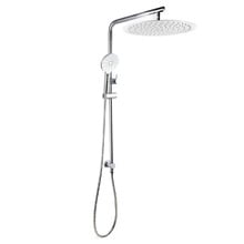 Solander Matte Black Twin Shower